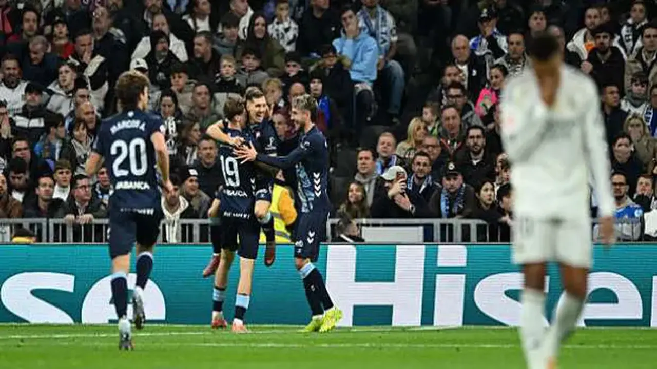 سيلتا فيجو يوقف سلسلة ريال مدريد في الليجا بثنائية نظيفة على ملعب البرنابيو